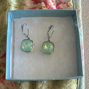 Touchstone Crystal Sea Glass Opal Earrings